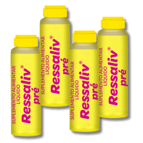 Hepatoprotetor Ressaliv Pré - 4 Flaconetes de 10ml Abacaxi - Image 4