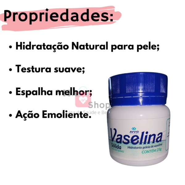 Geléia de Vaselina Sólida Original 25g – Hidratação Profunda - Image 2