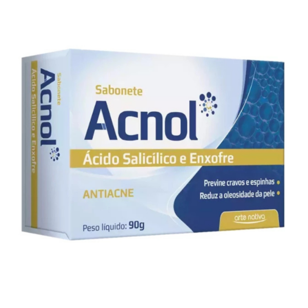 Anti-Acne ACNOL - Sabonete de Enxofre + Ácido Salicilico 90g - Image 4