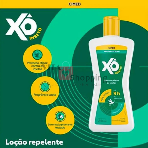 Repelente Inseto XÔ INSETO Loção - 9h de Proteção - 200ml - Image 5