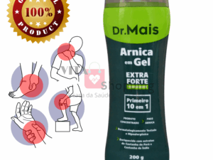 Gel de Arnica, Massageador Muscular Extra Forte - 10 em 1 - Dr. Mais