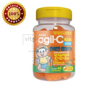 Goma Agil.C Kids Plus Vitamina C+D+Zn Infantil Imunidade