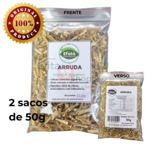 Ervas e Chás Naturais Desidratadas ARRUDA - 100g