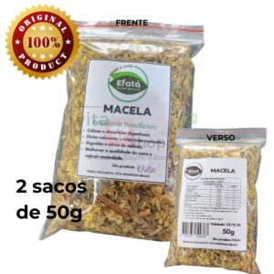 Ervas e Chás Naturais Desidratadas MACELA - 100g