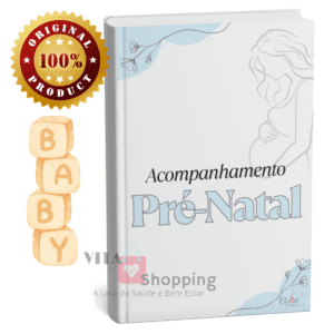 Pasta Documentos Pré-Natal e Exames - Gestate e Bebê - Azul